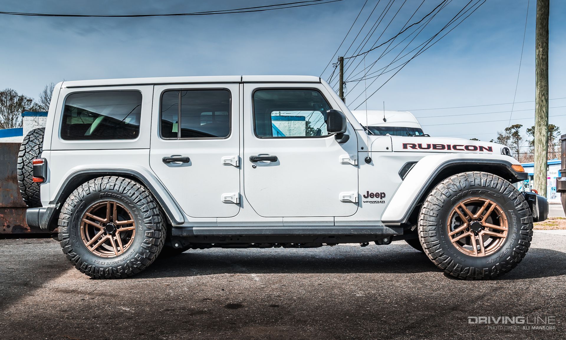 Jeep wrangler big deals tires no lift