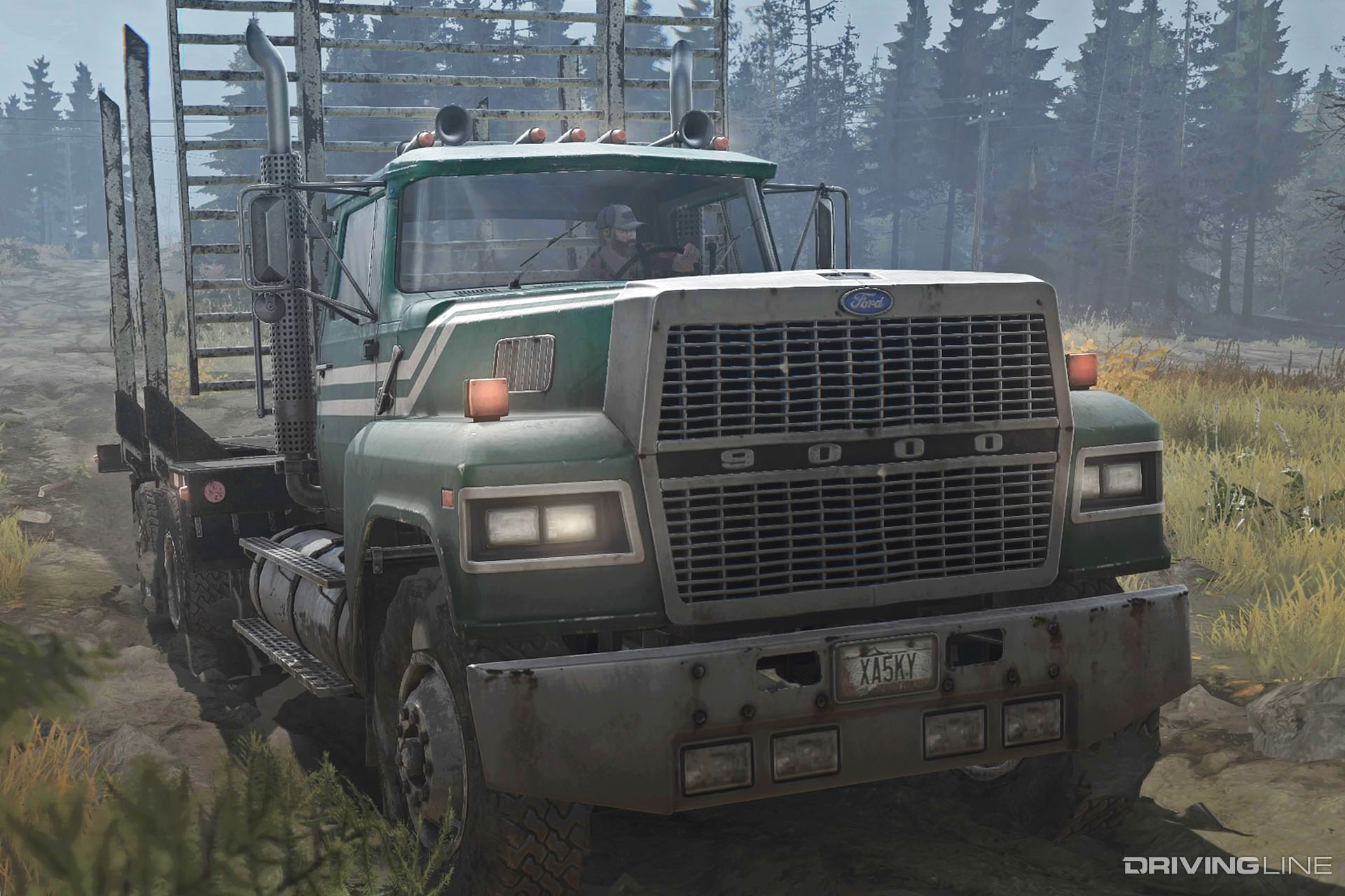 Ford LTL 9000 Spintires MudRunner