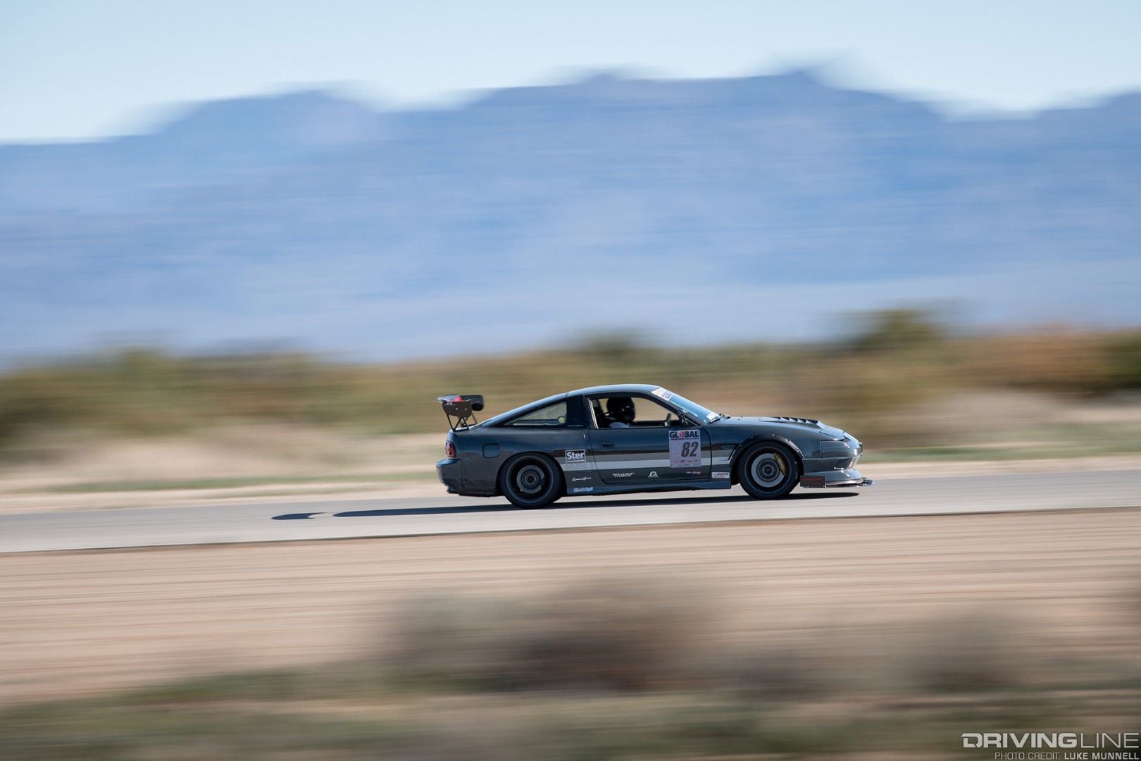 Nissan 240SX Driver Battles Side