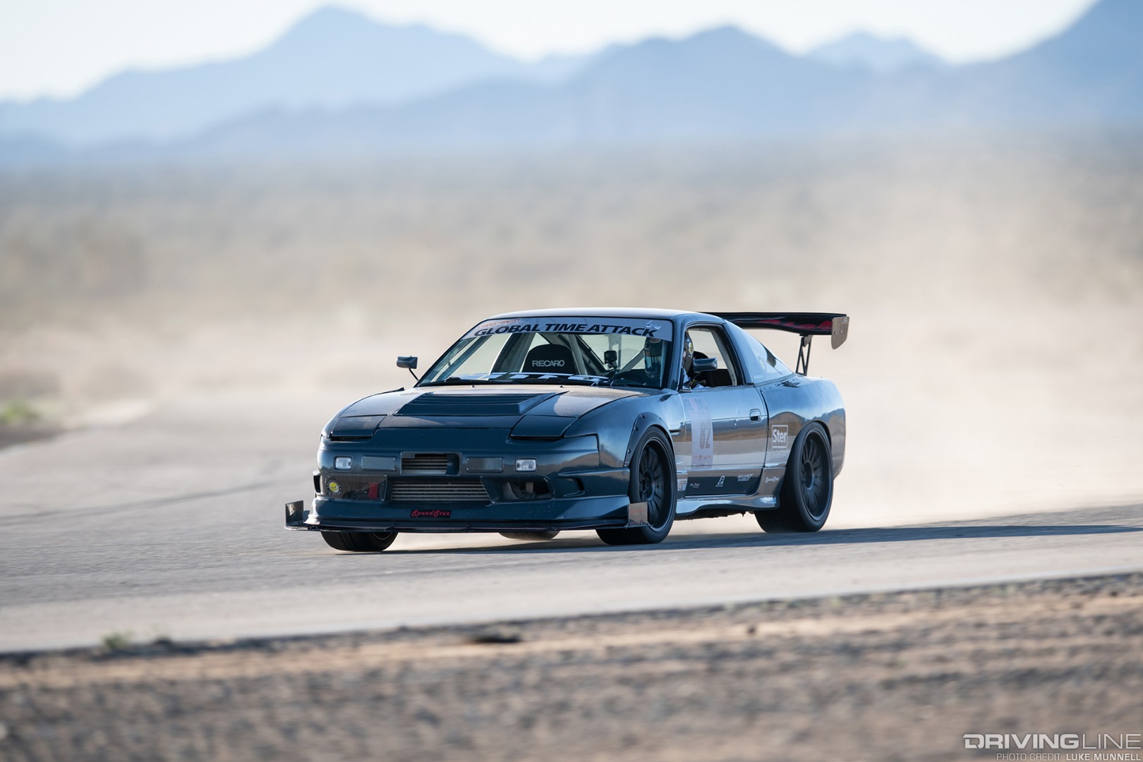 Nissan 240SX Driver Battles Track