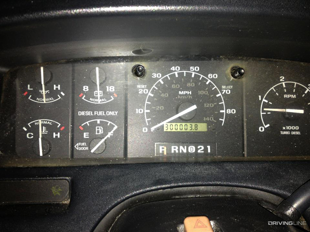 1996 Ford power stroke diesel odometer