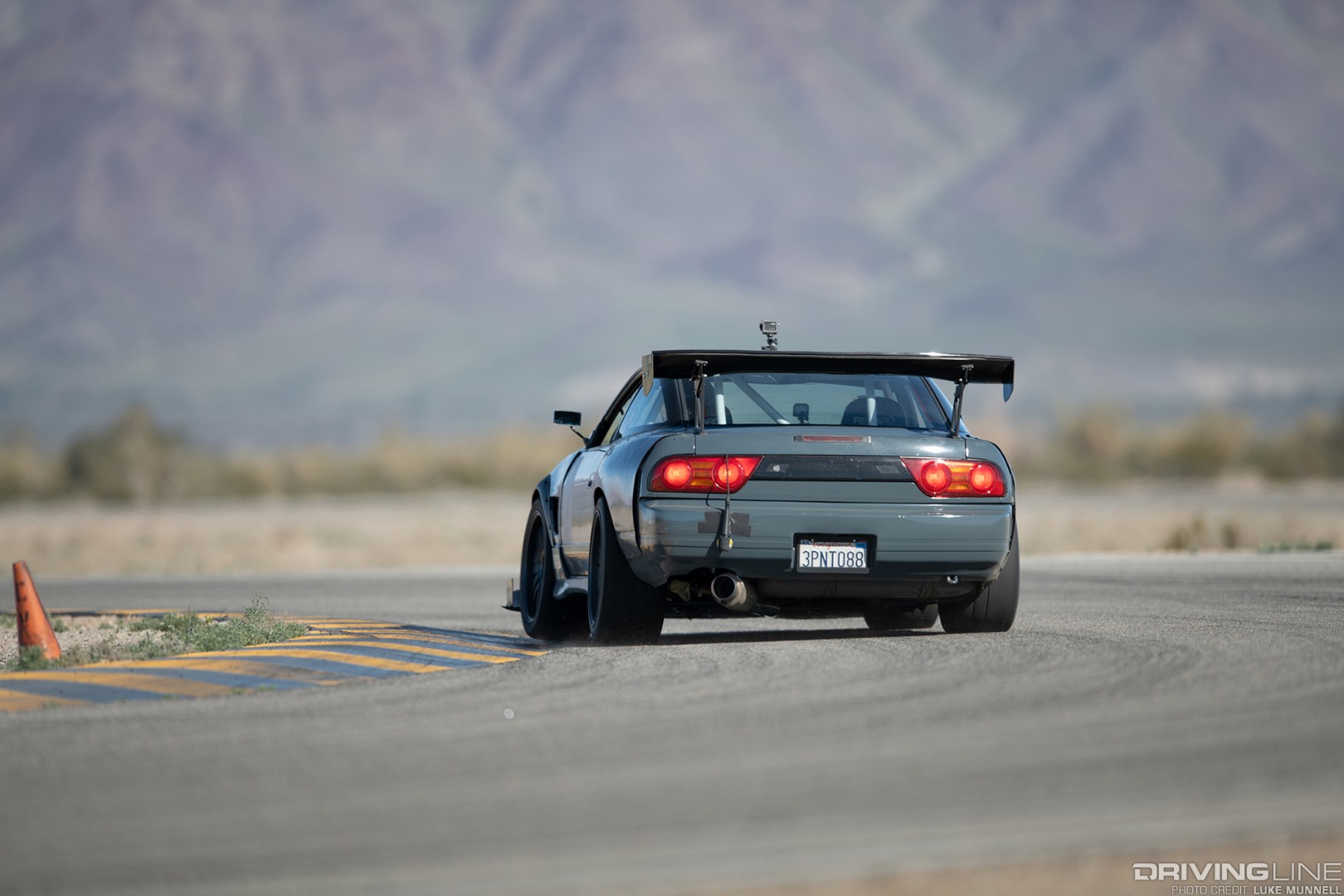Nissan 240SX Driver Battles Time Attack Rear