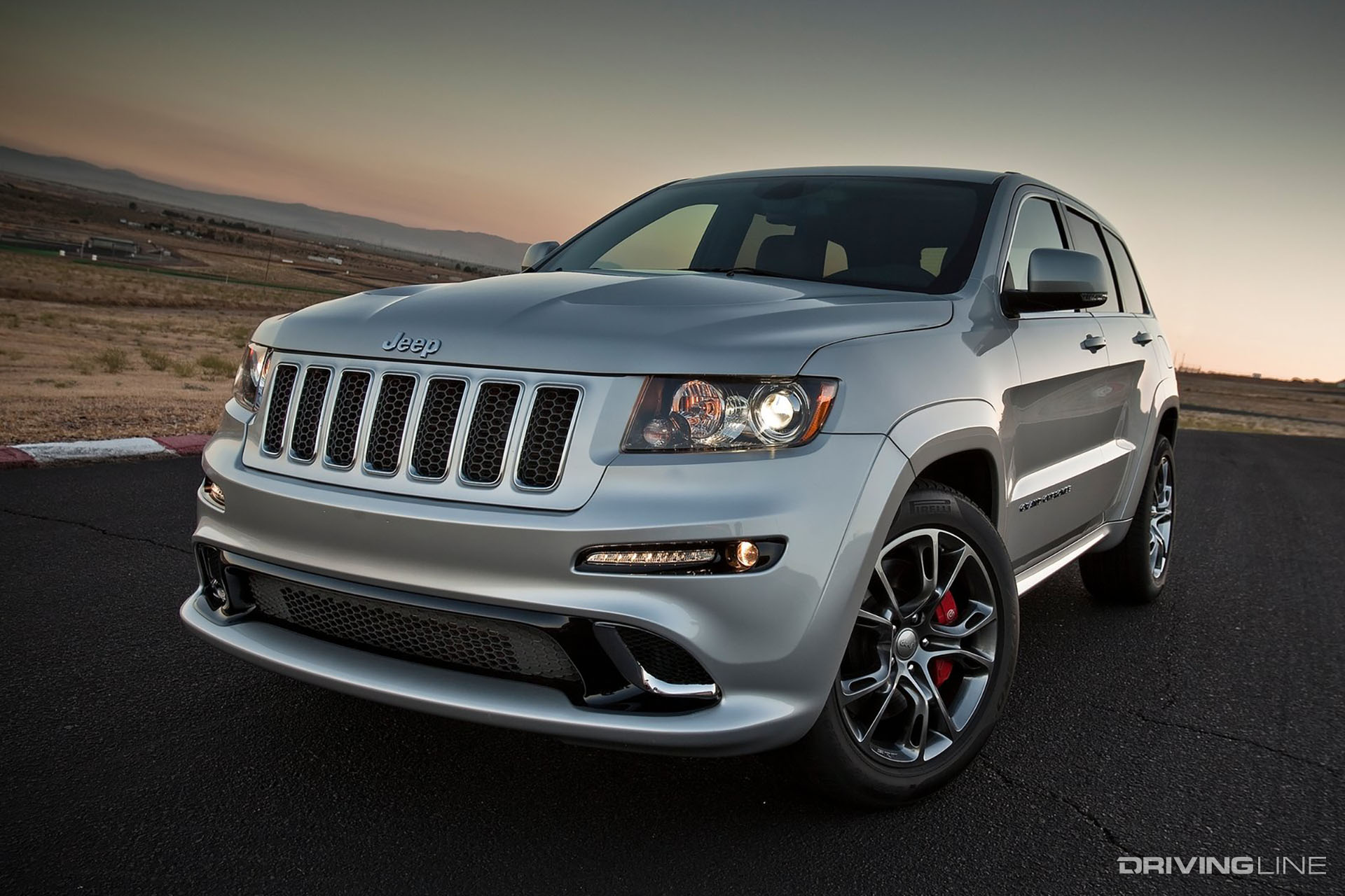 2012 Jeep Grand Cherokee SRT8 Silver Front