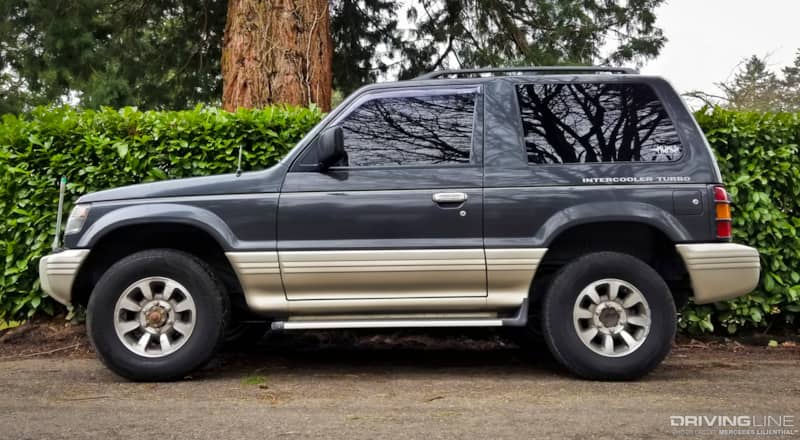 1991 Mitsubishi Pajero XP BEFORE LIFT