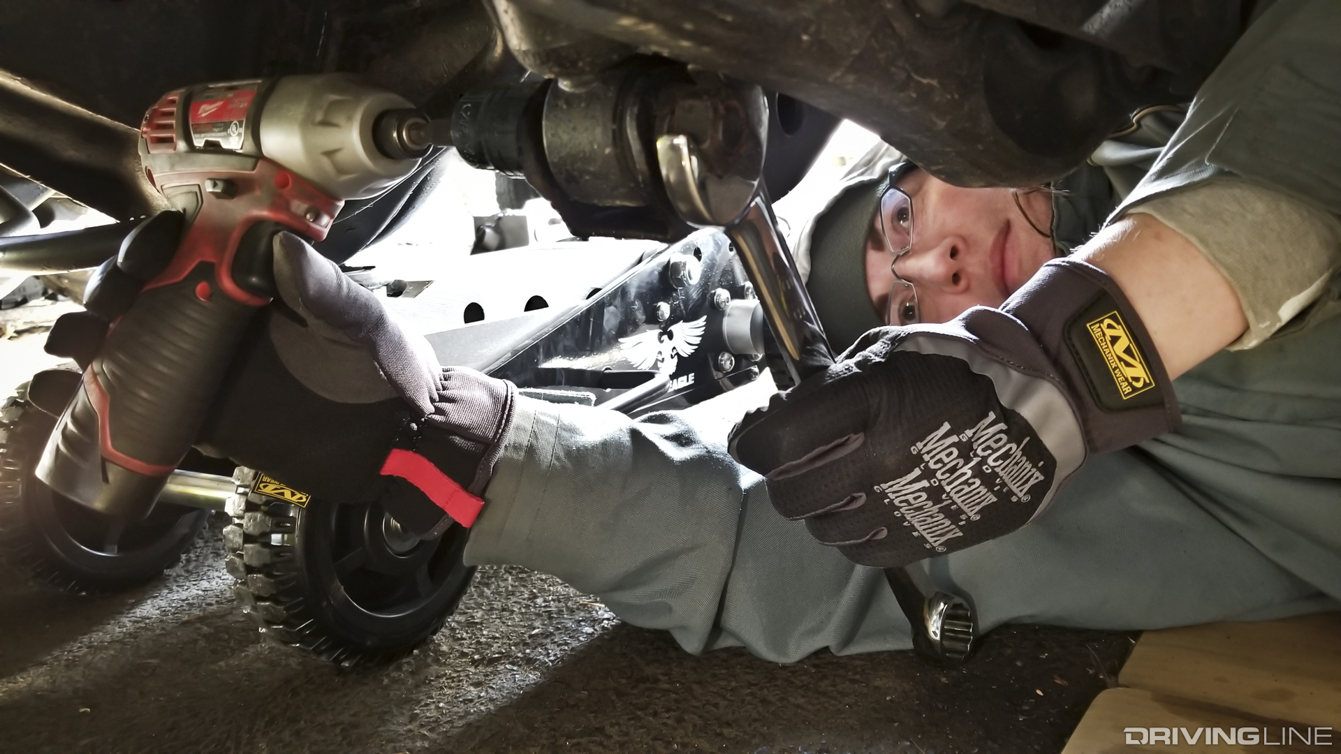 Mercedes Lilienthal loosening lower shock bolt 2