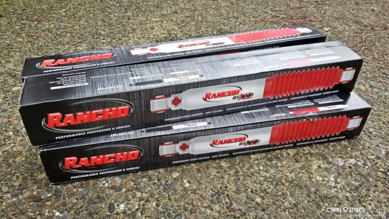 Rancho RS9000XL nine-way adjustable shocks