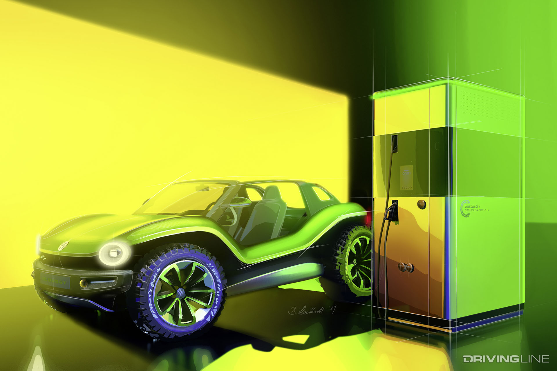 Volkswagen ID. BUGGY Concept Charging