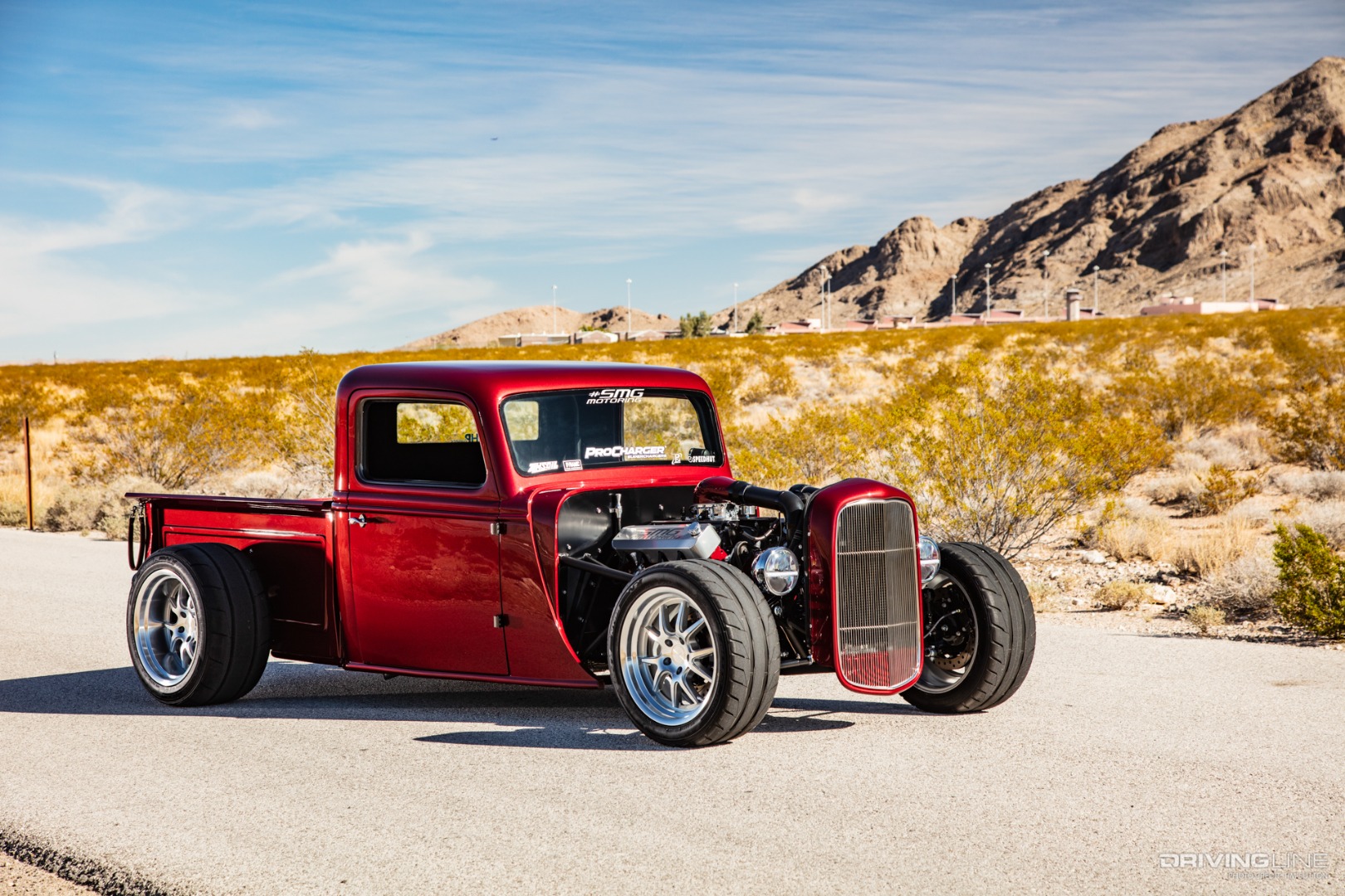 Factory Five Racing SMG Motoring's '35 Truck front right view