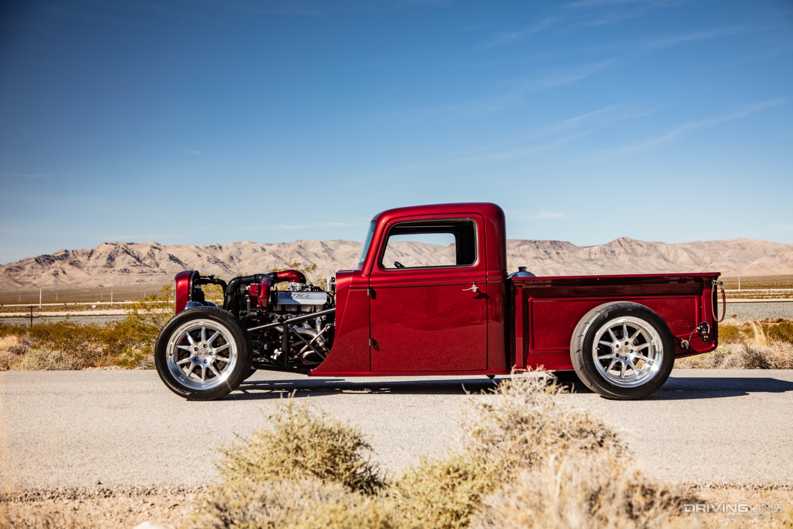 Factory Five Racing SMG Motoring's '35 Truck left side profile