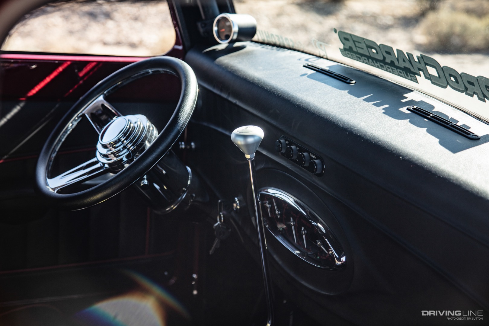 Factory Five Racing SMG Motoring's '35 Truck interior