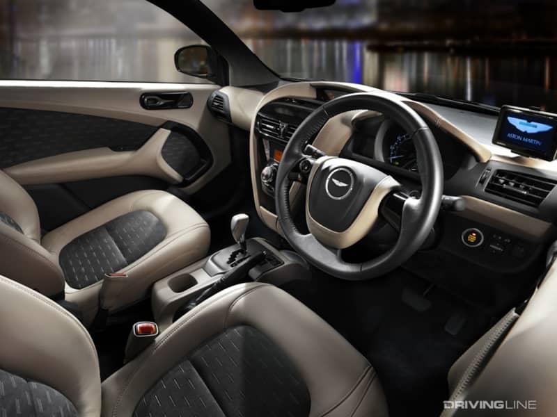 Aston Martin Cygnet interior