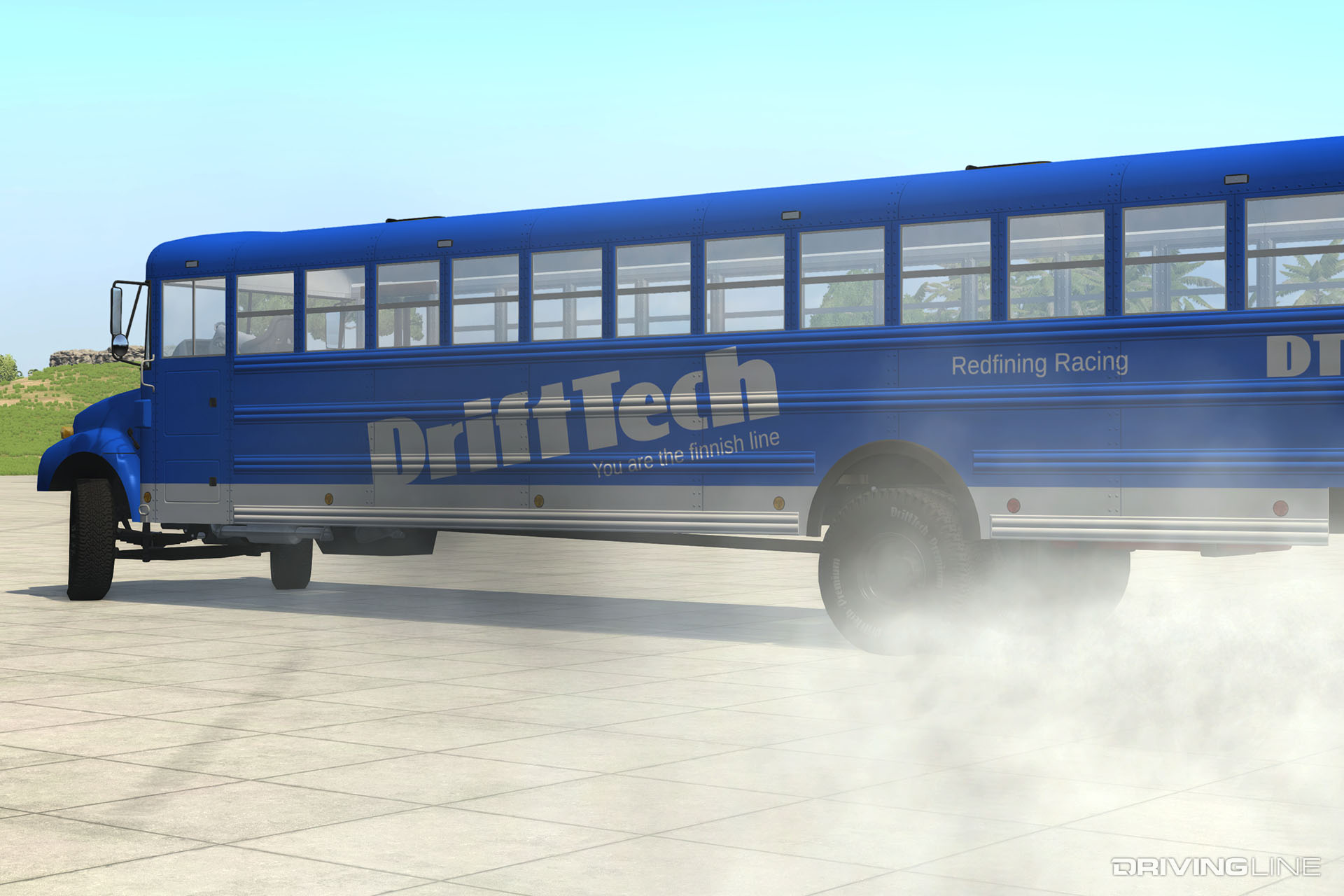BeamNG.drive School Bus Drift