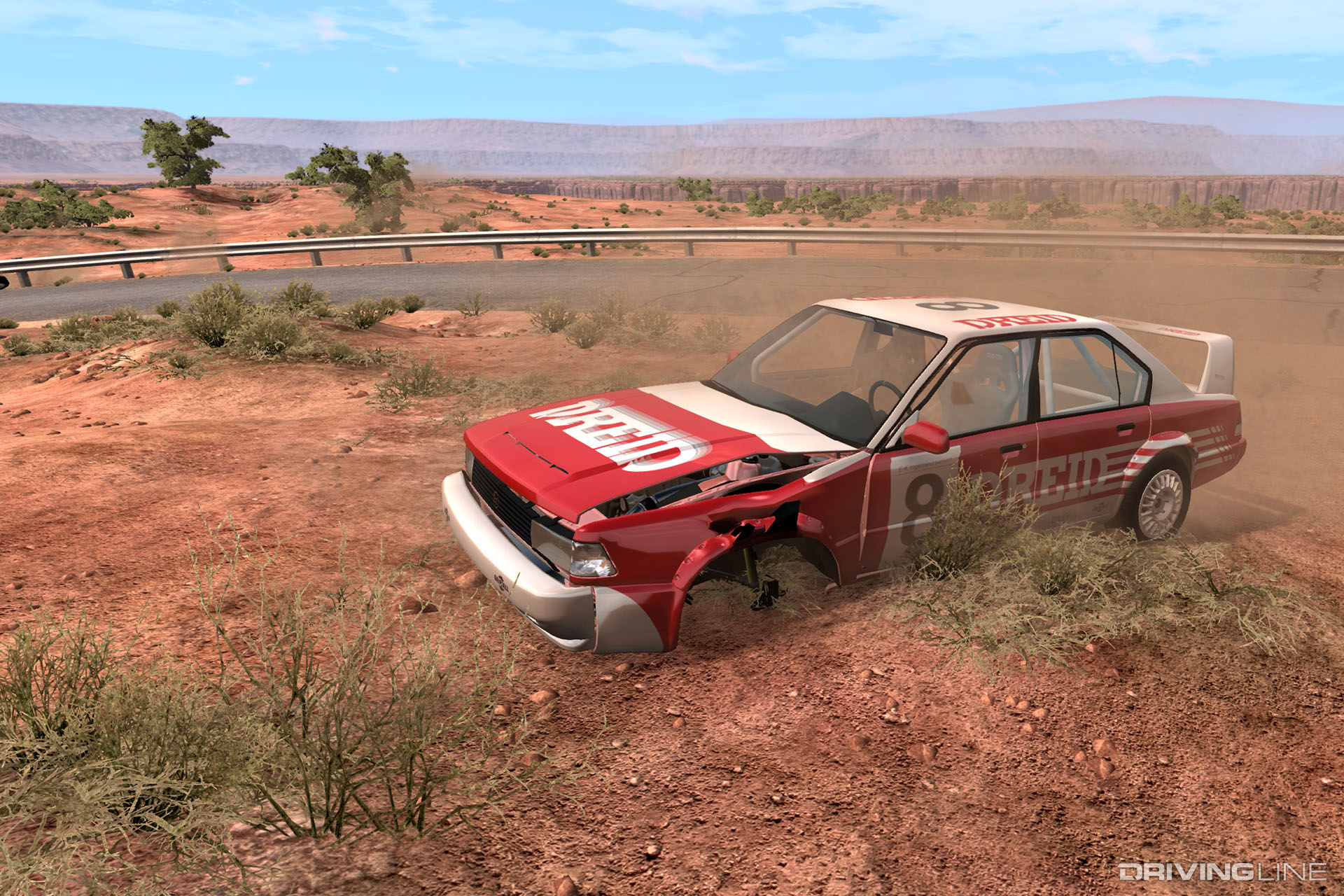 BeamNG.drive Rally Car Crash