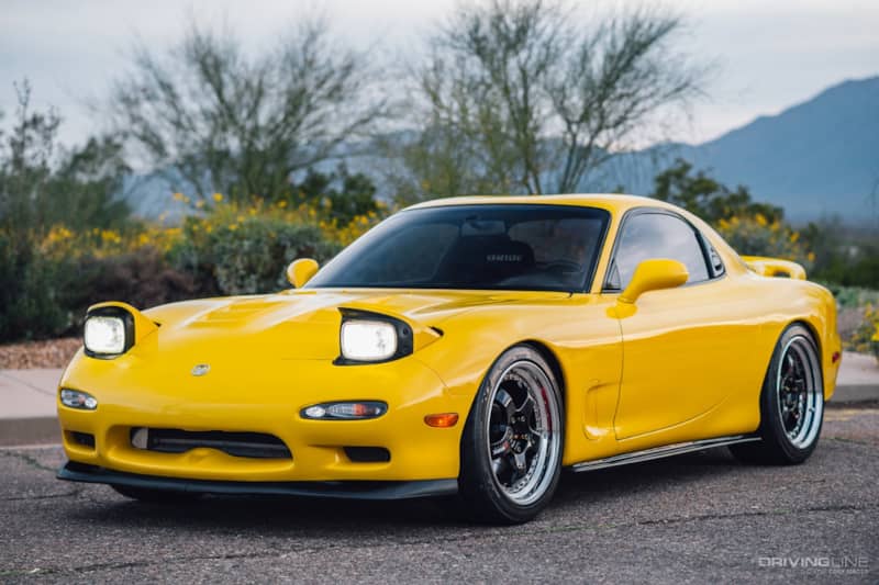 Mazda RX-7 R1 With Headlights Up