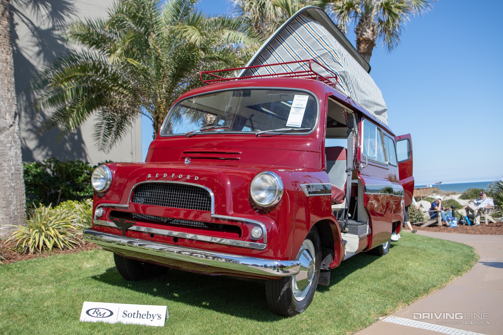 1961 Bedford CA Dormobile on display at RM Sotheby's at Amelia Island Concours
