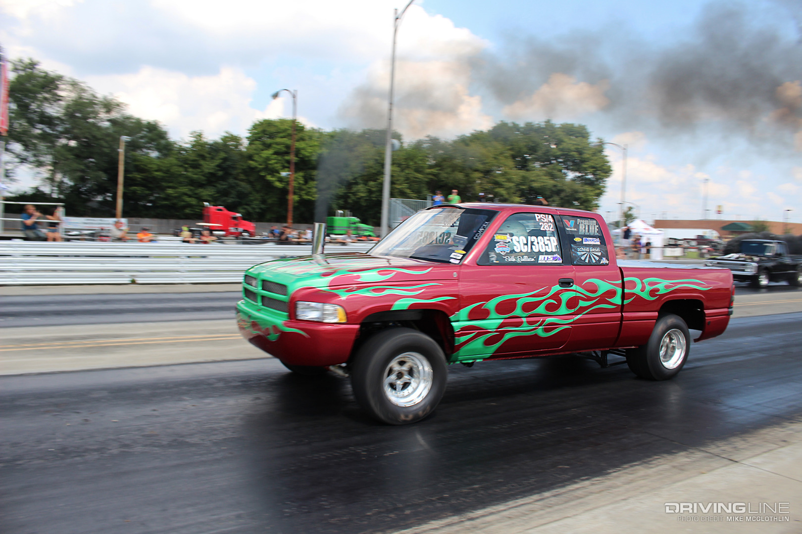Dale and Jimmy Smith's 1998 Dodge Ram Cummins Drag Racing