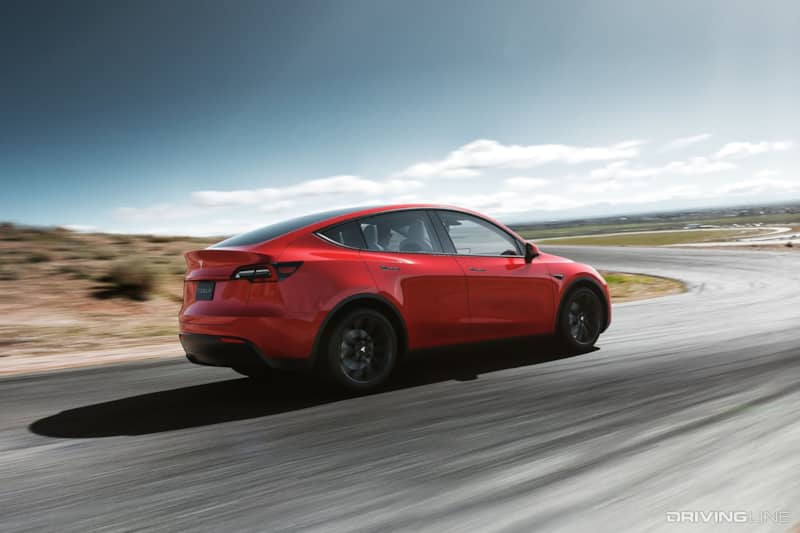 Telsa Model Y SUV Red