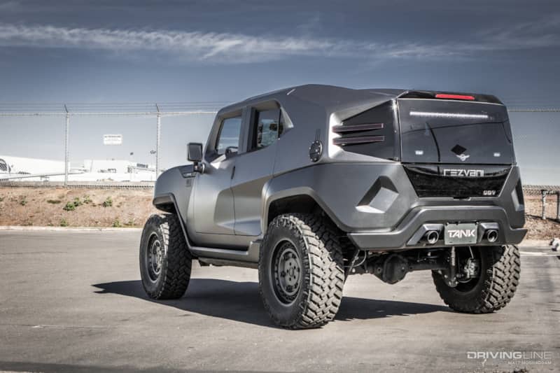 Rezvani Tank rear