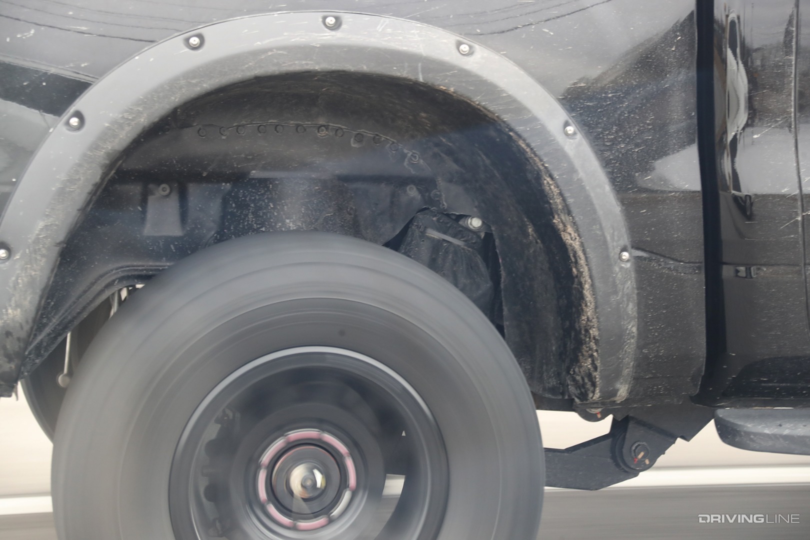 RAM Rebel TRX HellCat Motor 2020 rear wheel well detail photo