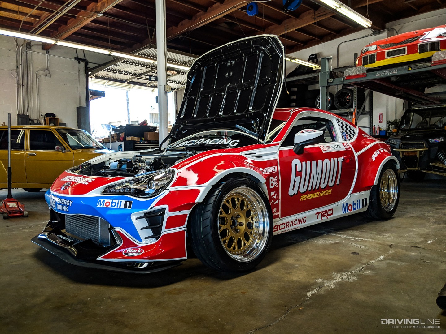 Ryan Tuerck side reveal Toyota FRS Nitto NT05 Tires
