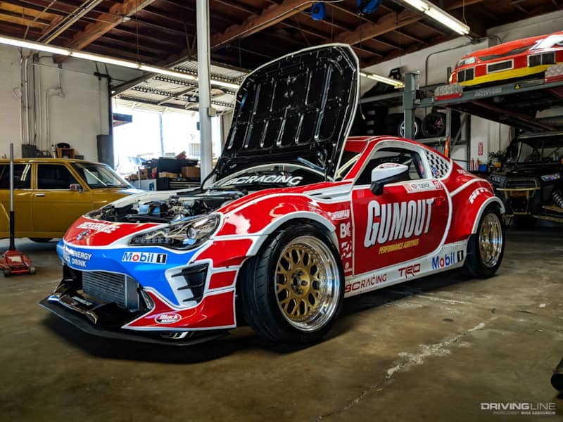 Ryan Tuerck side reveal Toyota FRS Nitto NT05 Tires