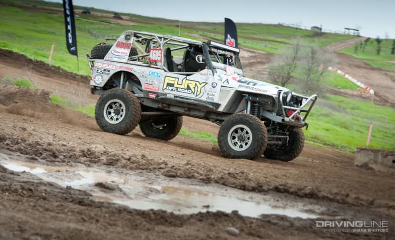 Albert Contreras Driving at the 2019 Ultra4 MetalCloak Stampede