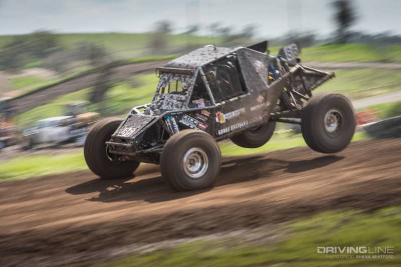 Marcos Gomez Driving at the 2019 Ultra4 MetalCloak Stampede