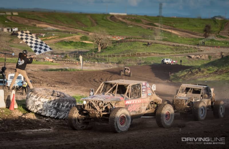 Loren Healy Winning at the 2019 Ultra4 MetalCloak Stampede