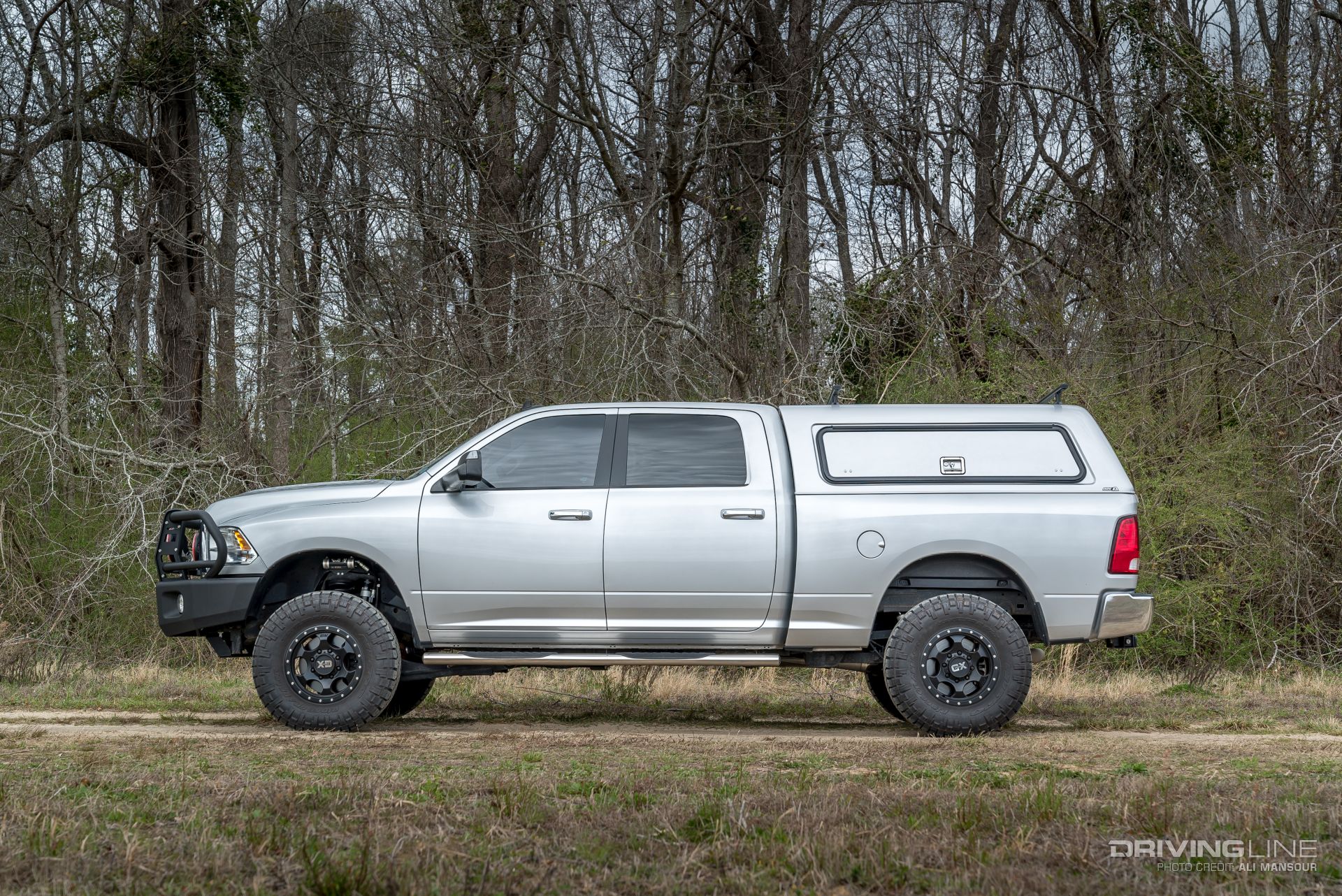 Ram 2500 With ARE CX HD Bed Cap Side In Silver