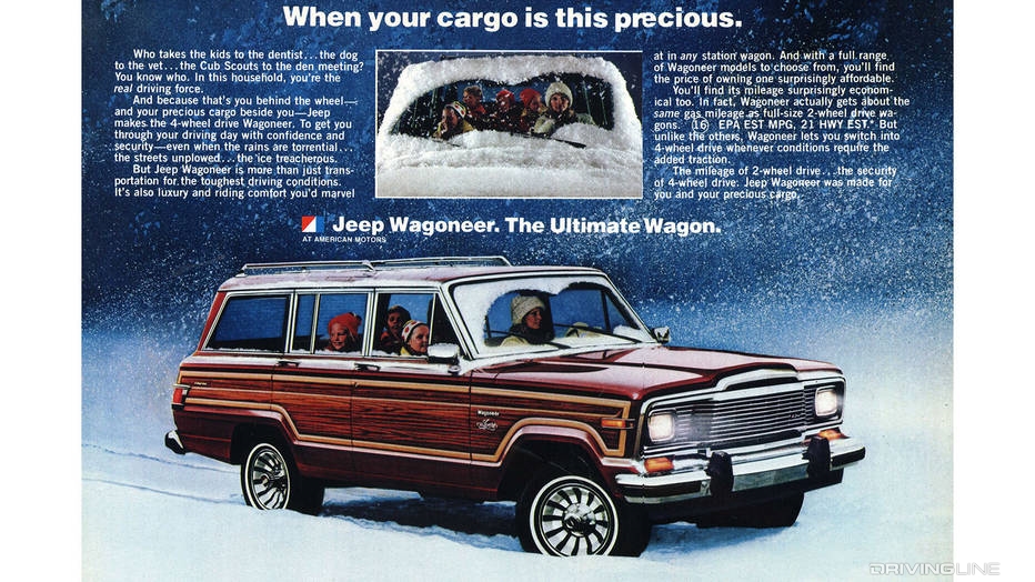 Jeep Grand Wagoneer advertisement