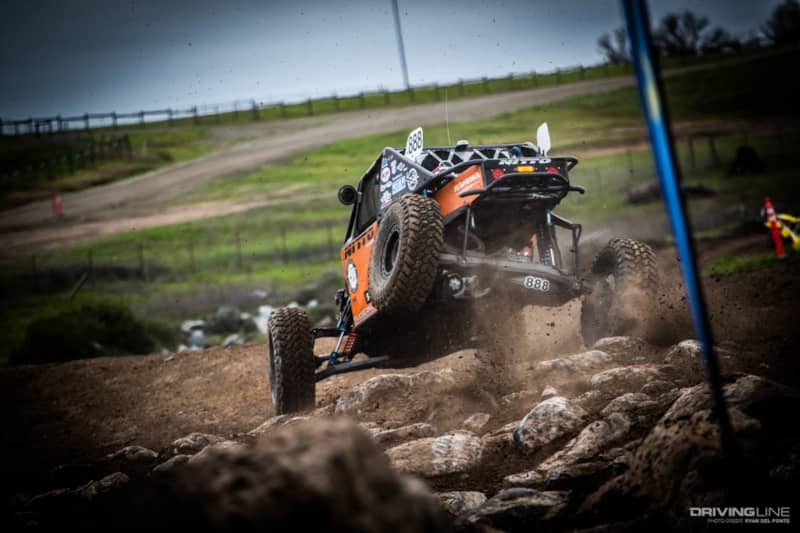 Cody Addington Driving at the 2019 Ultra4 MetalCloak Stampede