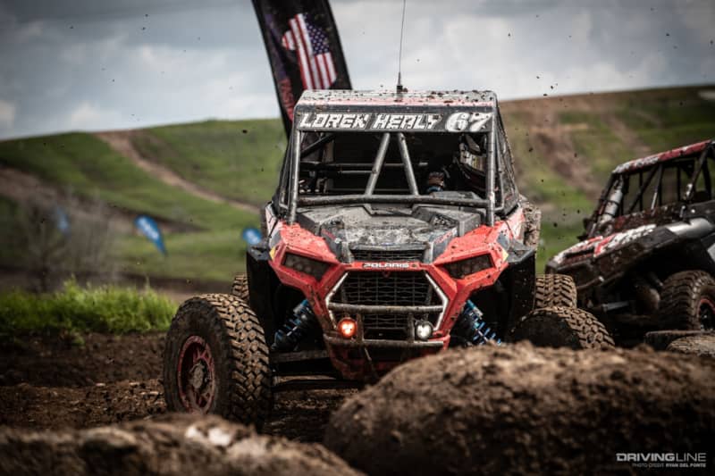 Loren Healy Driving His UTV at the 2019 Ultra4 MetalCloak Stampede