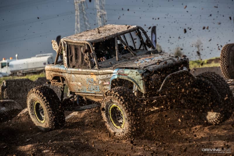 Vaughn Gittin Jr. Driving at the 2019 Ultra4 MetalCloak Stampede