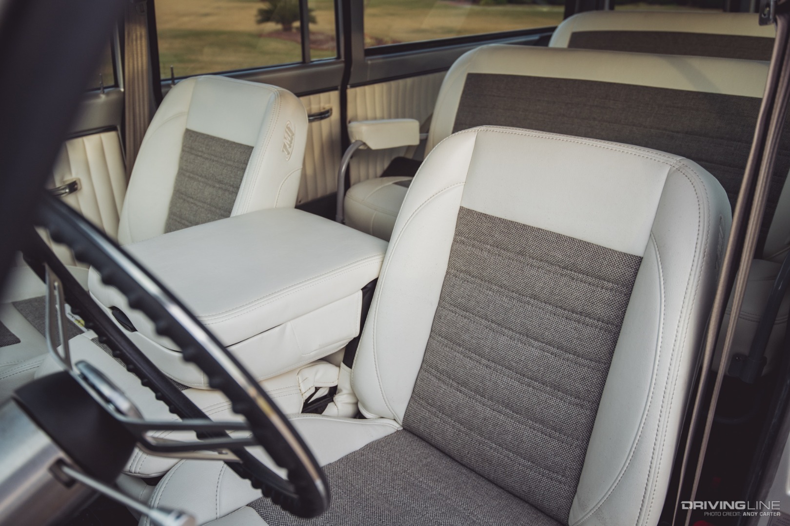 Interior of a 1971 Suburban