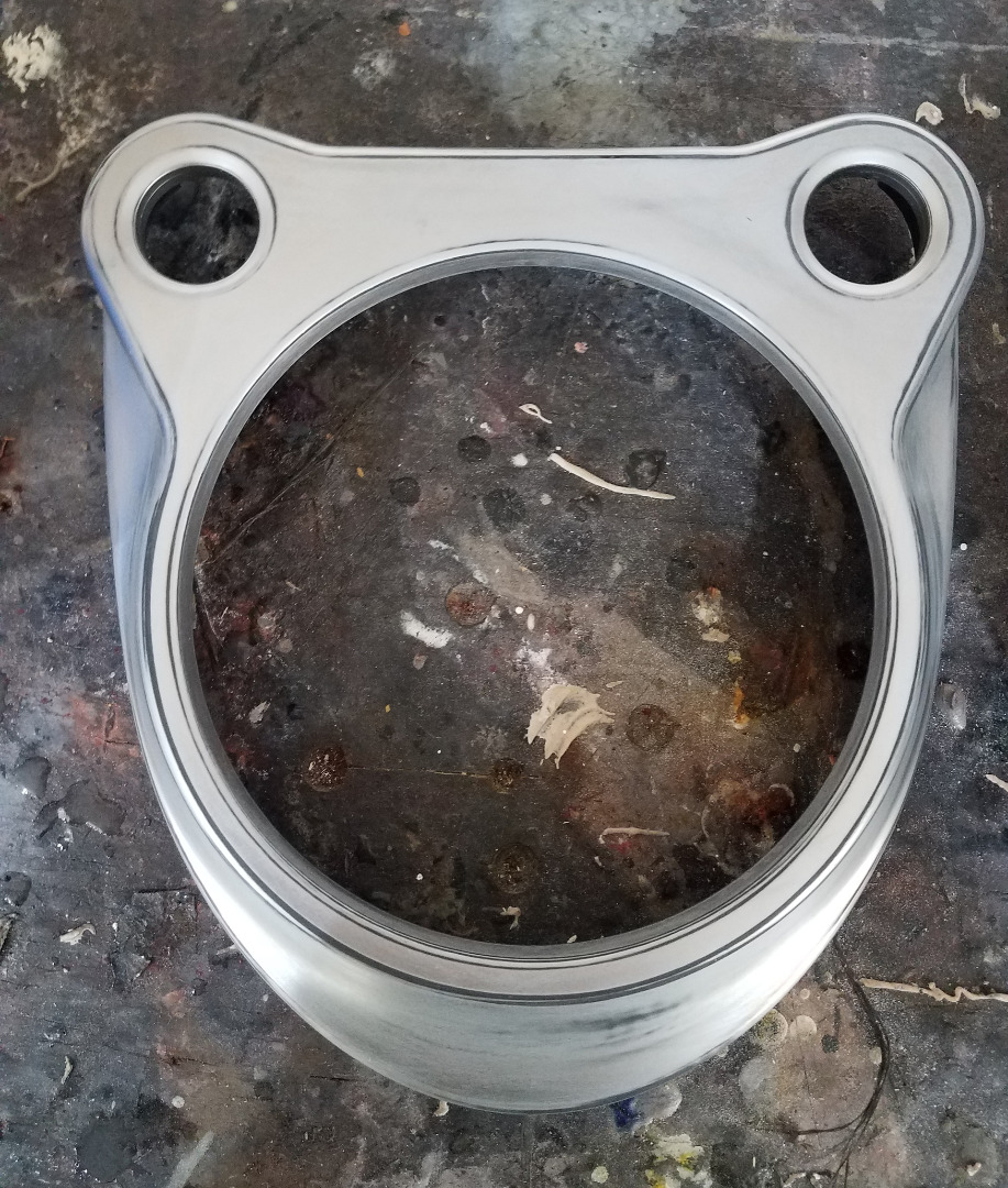 Sanded and Cleaned Car Part