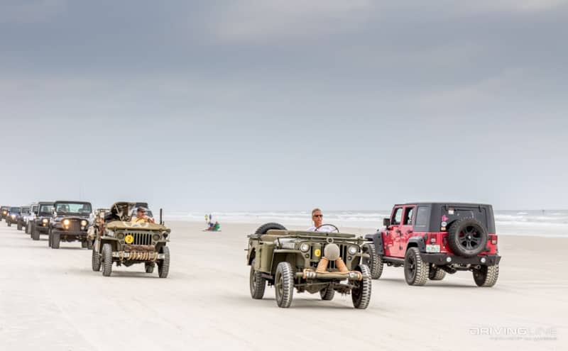 World War II Jeeps at Jeep Beach