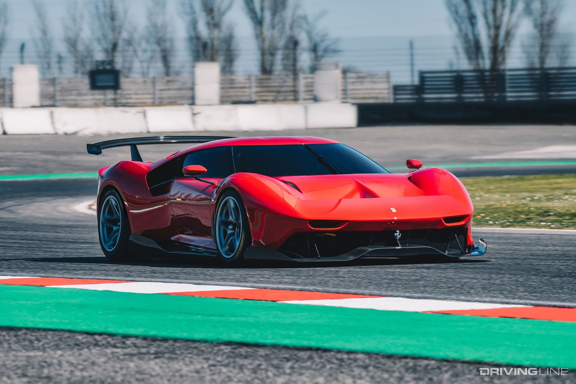 Ferrari P80/C Red Race Track