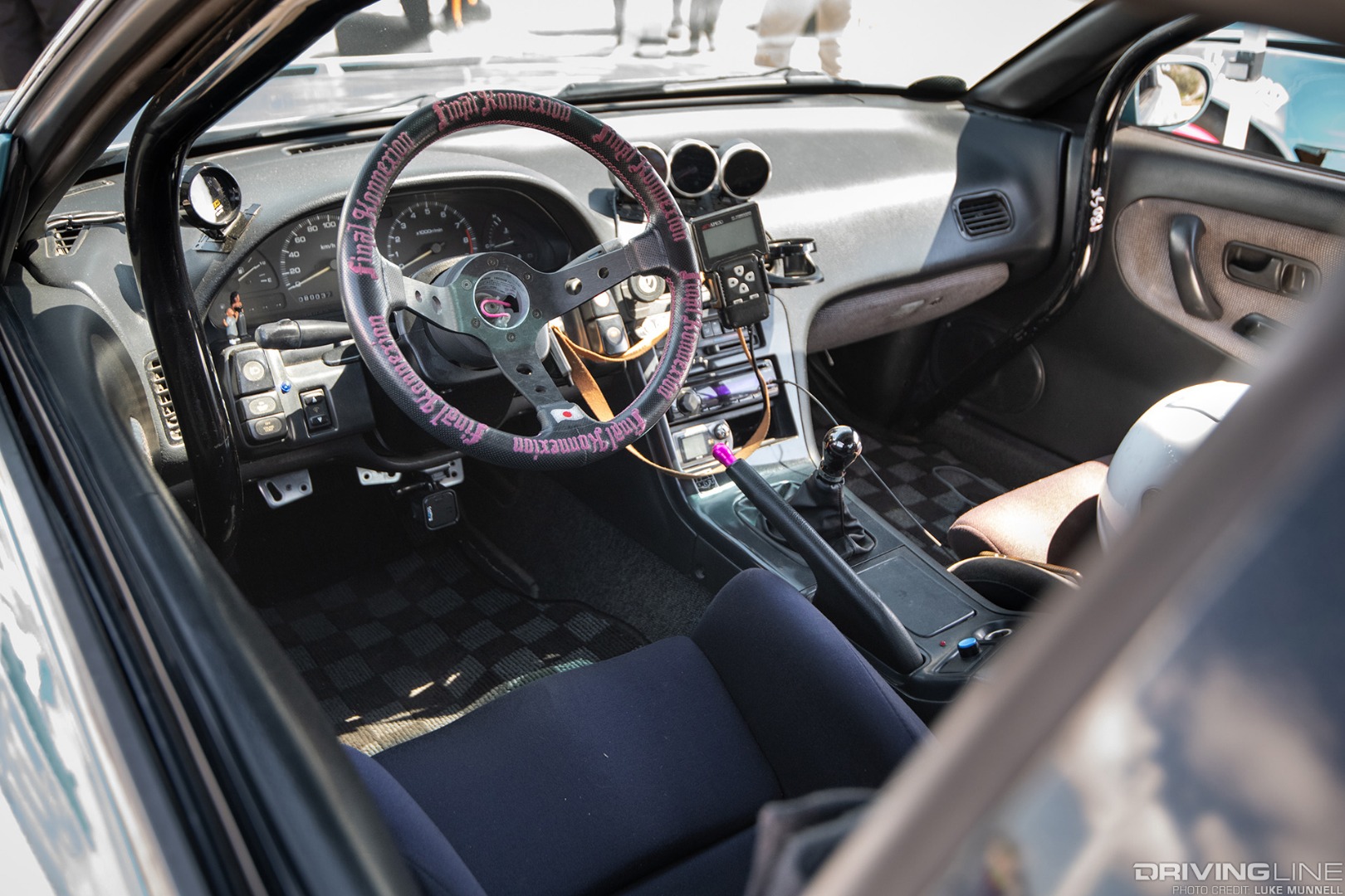 Jimmy Up Matsuri Jay Kubota S13 Nissan 240SX fastback interior
