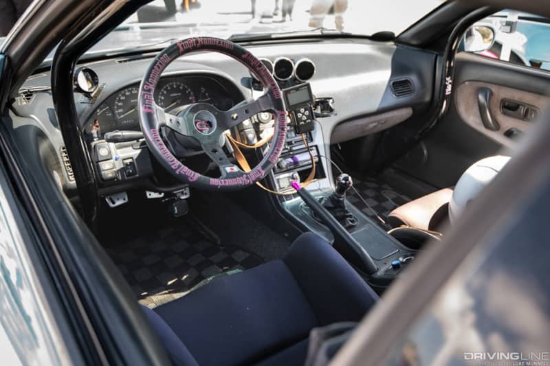 Jimmy Up Matsuri Jay Kubota S13 Nissan 240SX fastback interior