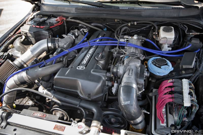 Jimmy Up Matsuri David Lim 2JZ-GTE Lexus IS300 engine bay