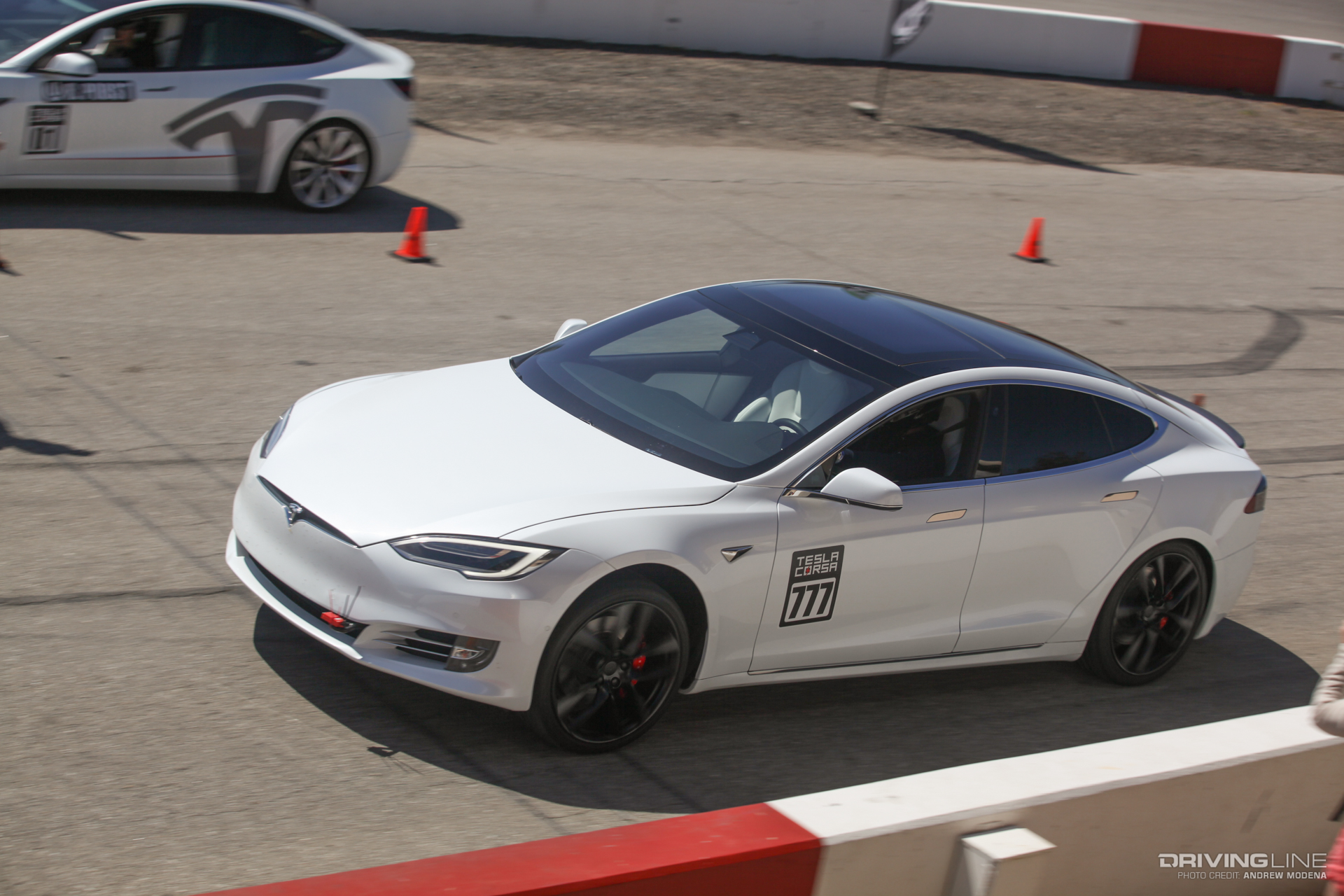 Telsa Model S track day launch