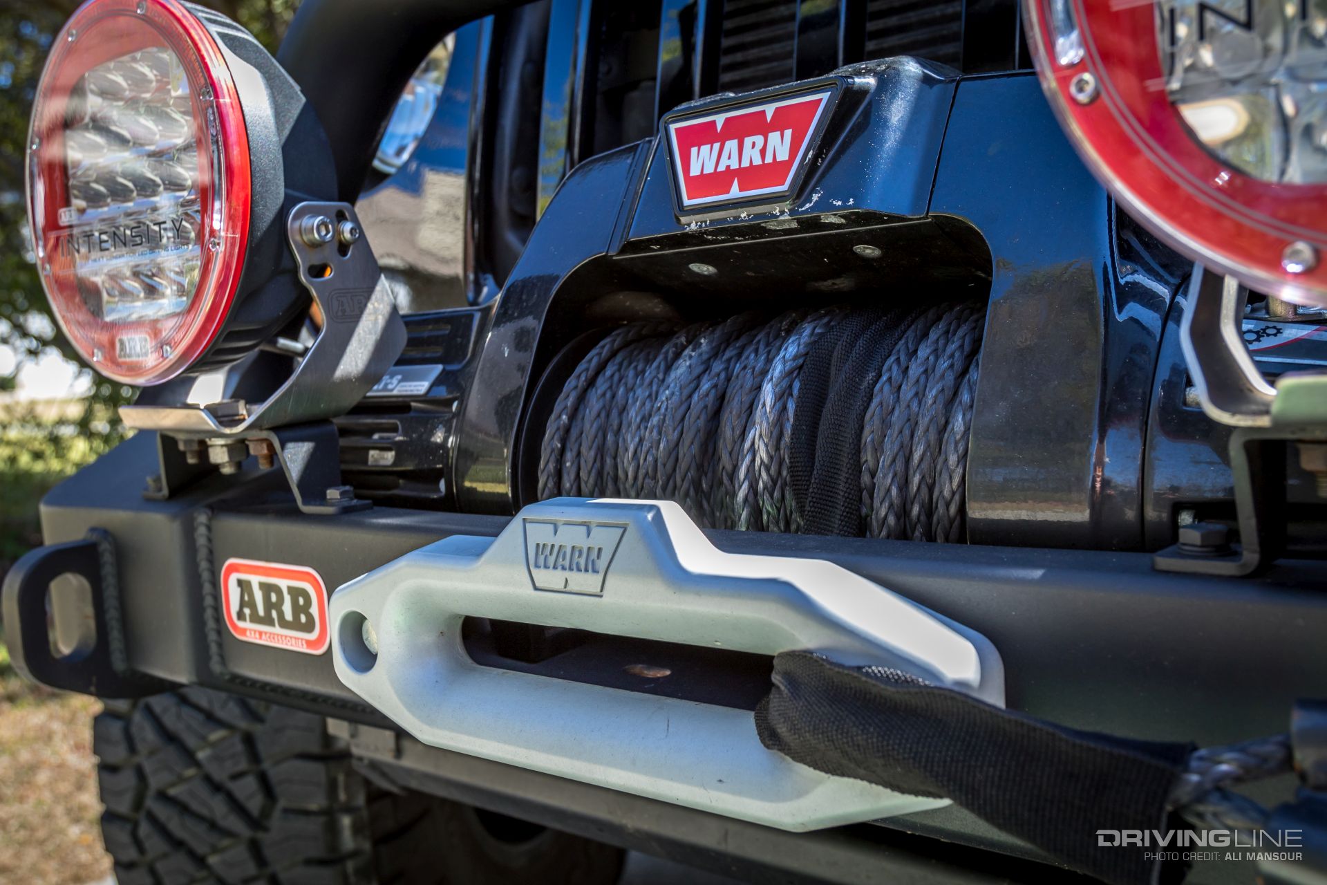 Warn Winch on a 2013 Jeep Wrangler Unlimited