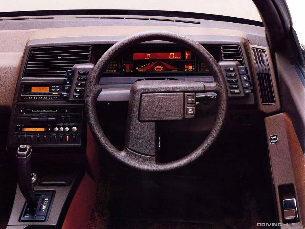 Subaru XT interior.