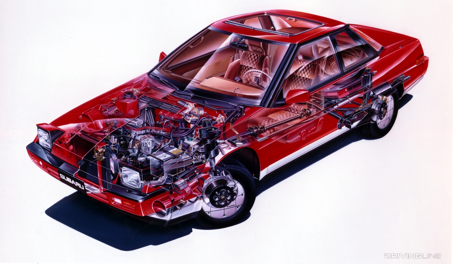 Subaru XT cut-away.