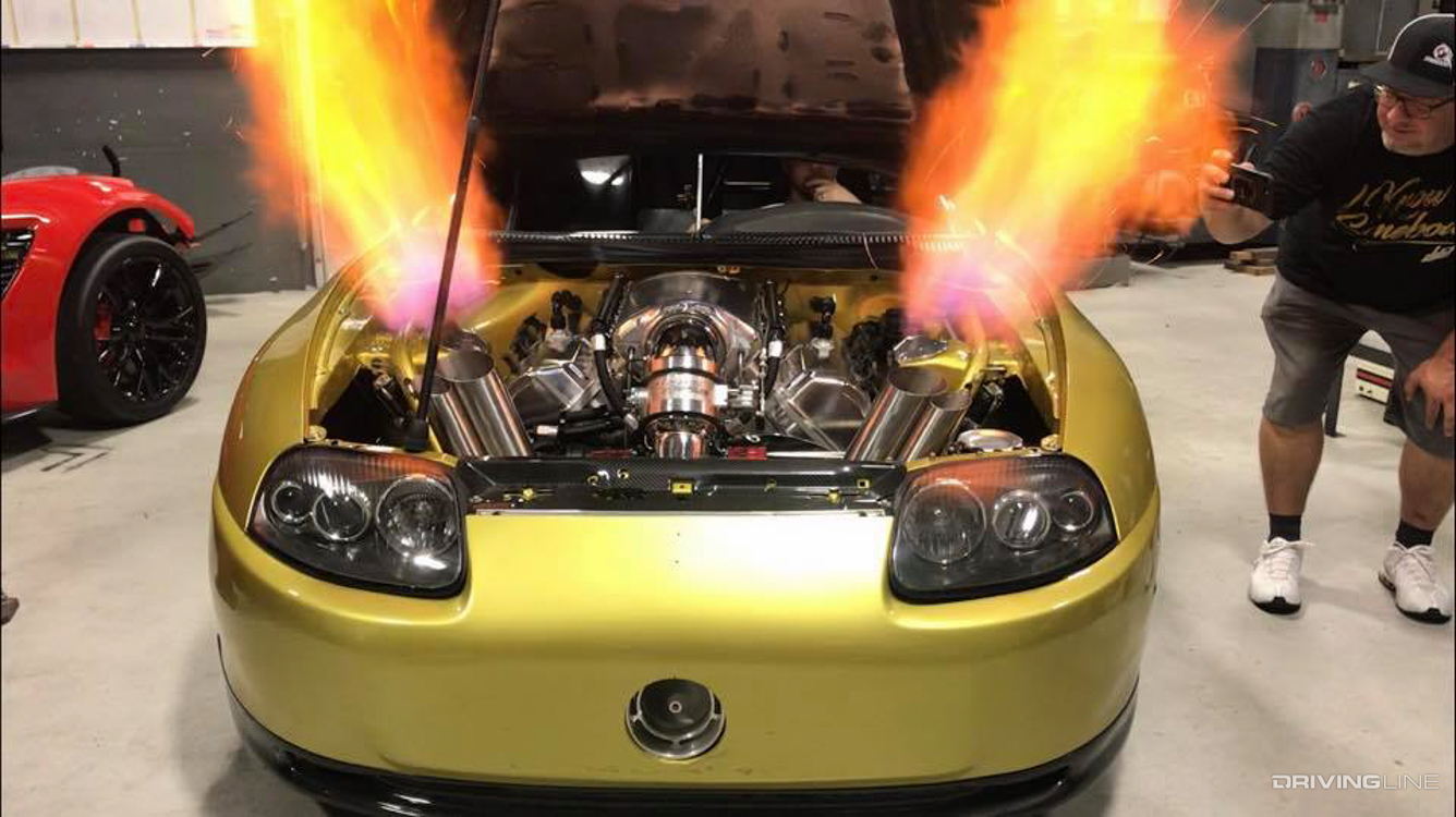 Hemi swapped Supra flames