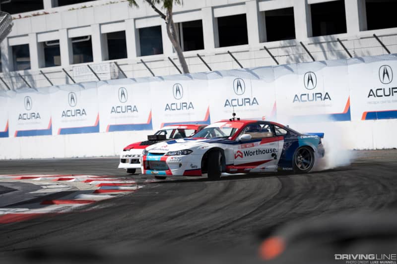 2019 Formula Drift Long Beach Travis Reeder versus Wiecek
