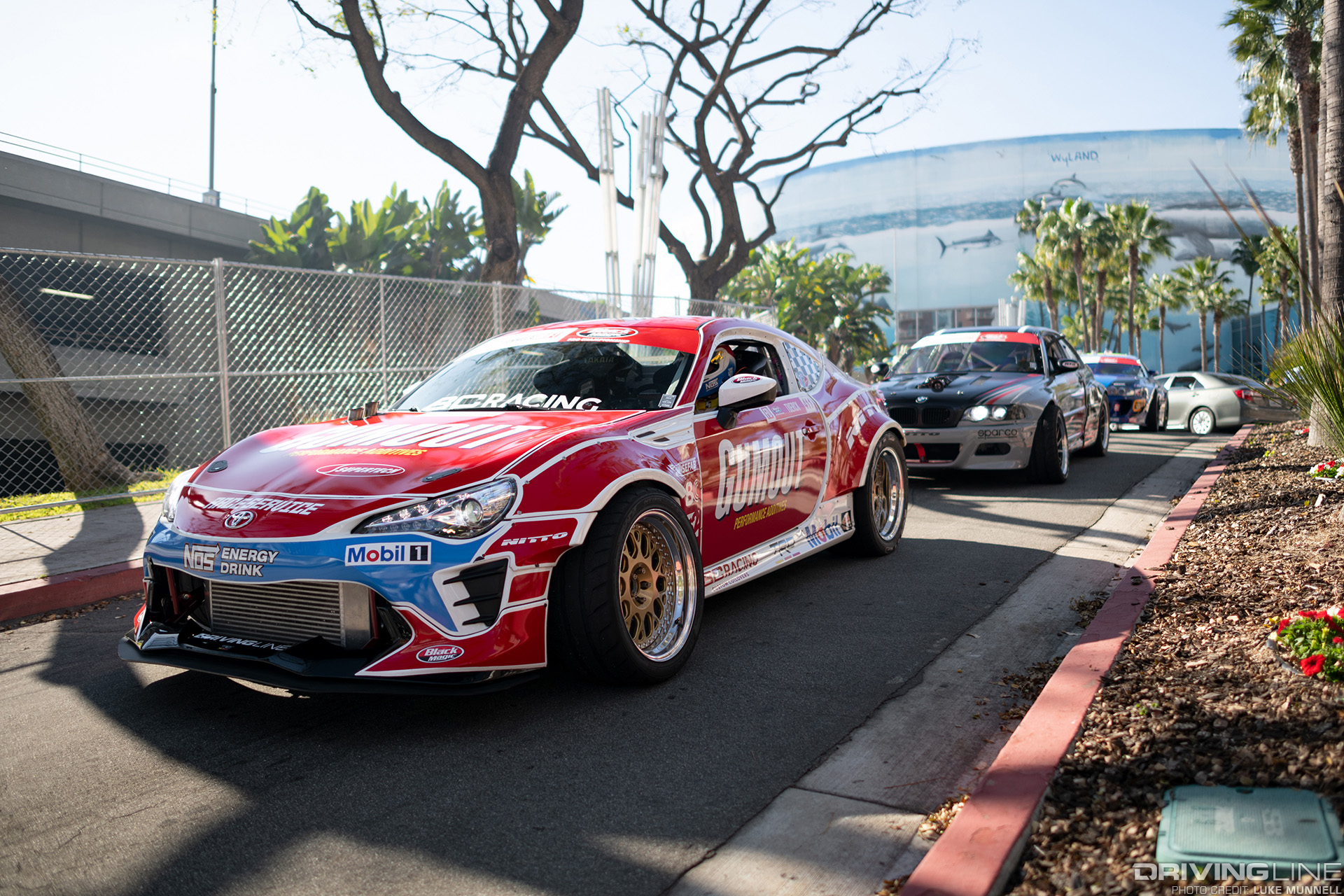 Ryan Tuerck Formula Drift Long Beach lining up