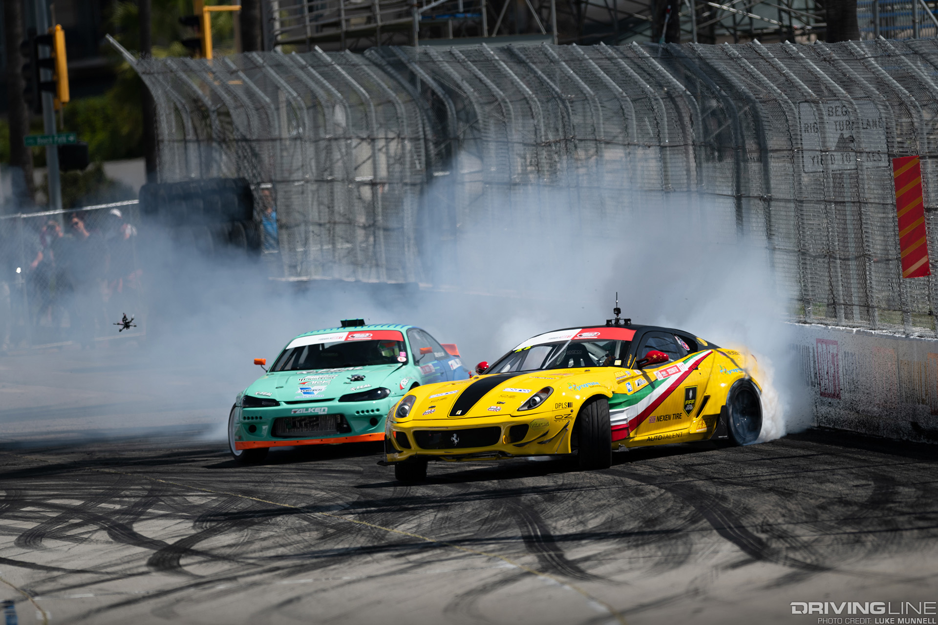 Federicco Sceriffo's Ferrari 599 drift car has seen a multitude of engine powerplant combinations. When it debuted in 2018, it featured a twin supercharger configuration under the hood