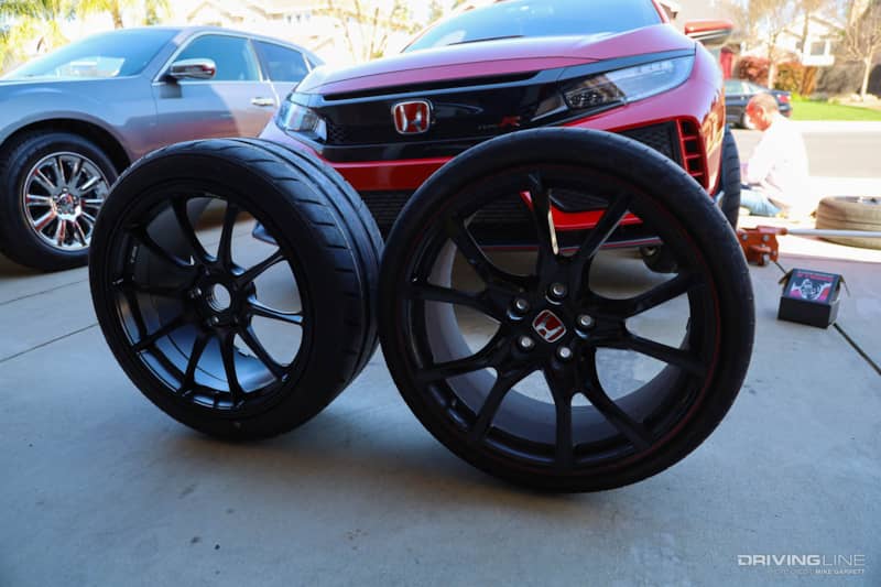 Honda Civic Type R 20" vs 18" wheels and tires