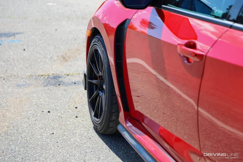 Honda Civic Type R 18"x9.5 Titan 7 Fitment
